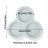 Silicone Egg Mold Air Fryer Egg Pan Reusable Three Cavity Muffin Cake Baking Mold Kitchen Accessory 6