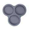 Silicone Egg Mold Air Fryer Egg Pan Reusable Three Cavity Muffin Cake Baking Mold Kitchen Accessory 8