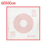 Silicone Baking Mat Kneading Pad Dough Mat For Pizza And Cake 12
