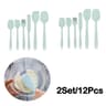 Silicone Spatula Set 6Piece FoodGrade NonStick HeatResistant Turner Set 8