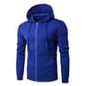 Autumn Men Sweatshirt Long Sleeve Zipper Hoodie Slim Fit 9