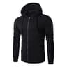 Autumn Men Sweatshirt Long Sleeve Zipper Hoodie Slim Fit 12