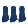 3 Pairs Mens Breathable Toe Socks Casual Finger Boat Socks 9