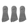 3 Pairs Mens Breathable Toe Socks Casual Finger Boat Socks 12