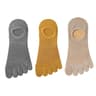 3 Pairs Mens Breathable Toe Socks Casual Finger Boat Socks 17