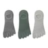 3 Pairs Mens Breathable Toe Socks Casual Finger Boat Socks 6