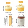 WORTHBUY Portable Thermal Lunch Box For Kids Stainless Steel Bento Box 12