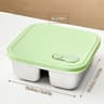 WORTHBUY 304 Stainless Steel Lunch Box With Lid Portable Food Container 13