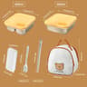 WORTHBUY 304 Stainless Steel Lunch Box With Lid Portable Food Container 16