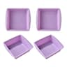 Silicone Square Cake Plate NonStick With AntiSlip Handle For Oven  Air Fryer 12