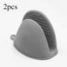 2pcs Thicken Baking Silicone Oven Mitts 8