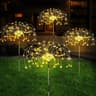Solar Firework LED Stake Lights Outdoor Garden Decor 7