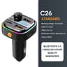 Bluetooth 50 FM Transmitter Handsfree Car Radio Modulator MP3 Player With 225W USB Super Quick Char 10