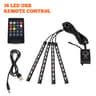 Neon LED Car Interior Ambient Foot Light USB RGB Light 7