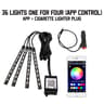 RGB Car Interior Ambient LED Light Strip 2345m 9