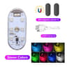 Multi Color Car Interior Wireless Touch LED Light USB Rechargeable 9