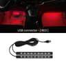 LED Car Interior Neon Foot Light And Atmosphere Backlight Kit 10