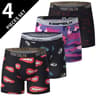 Mens Breathable Stretch Long Underwear Shorts Comfortable Athletic Boxer Briefs 6