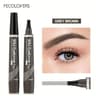 Waterproof 4 Tip Split Eyebrow Pen In 6 Colors 9