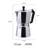 Aluminum Italian Octagonal Moka Coffee Pot Stove Top Espresso Maker 8