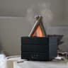 280 Ml Flame Aroma Diffuser USB Air Humidifier With Colorful Atmosphere Light And Remote Control 7