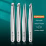 Ouriner Eyebrow Tweezers Set 4 PCS Stainless Steel Professional Beauty Tool Set For Facial Hair Rem 8