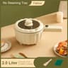 Multifunction Electric Mini Skillet And Hotpot Cooker With Ceramic Glaze Liner 7