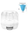 Large Rotating Food Storage Container With 360 Degree Dispenser For Rice And Grains 10