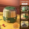 Large Rotating Food Storage Container With 360 Degree Dispenser For Rice And Grains 8