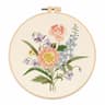 Embroidery Kit For Beginners Fabric Cross Stitch Kits For Adults DIY Embroidery Starter Kit With Fl 10