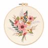 Embroidery Kit For Beginners Fabric Cross Stitch Kits For Adults DIY Embroidery Starter Kit With Fl 12