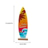 Wooden Surfboard Decor Summer Beach Ocean Theme Ornament 9