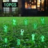 Glow In The Dark Mini Figure Set For Home And Garden Decoration 10pcs 6