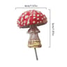 Glow In The Dark Mini Mushroom Resin Ornament For Fairy Garden Dollhouse Decor 8