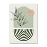 Boho Sage Green Plants Abstract Geometric Wall Art Canvas Decoration 9