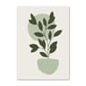 Boho Sage Green Plants Abstract Geometric Wall Art Canvas Decoration 7