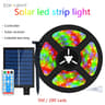 5050 RGB Solar Strip Outdoor LED Color Decorative String Light For Garden And Home 7