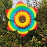 Colorful Sunflower Windmill Pinwheel Garden Spinner 11