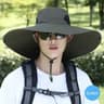 Extra Wide Brim Sun Protection Hat For Men And Women With Breathable Mesh 9