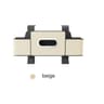 Multifunction Leather Interior Storage Bag Car Backseat Organizer With Cup And Tissue Holder 9