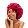 Satin Sleeping Hat With Stretchy Tie Band Adjustable Hair Bonnet For Women 26
