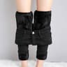 Women Thermal Jeans Winter Warm Fleece Stretch Skinny Pants 6
