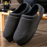 Warm Slippers For Men Memory Foam Non Slip Corduroy House Shoes 7