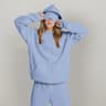Unisex Hooded Sweatshirt With Built In Eye Mask Casual Long Sleeve Pullover 14