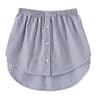 Women Shirt Blouse Extender Adjustable Layering Faux Top Lower Hem Underskirt 9