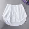Women Shirt Blouse Extender Adjustable Layering Faux Top Lower Hem Underskirt 7