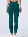 Seamless High Waist V Fold Fitness Pants For Peach Lift Shape 14