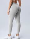 Seamless High Waist V Fold Fitness Pants For Peach Lift Shape 6