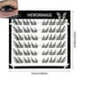 Self Adhesive Individual Eyelashes Fluffy Cluster Manga Style Lash Extensions 8