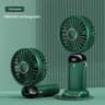 Handheld Mini Fan Foldable Portable Neck Hanging Rechargeable Fan With Display 6